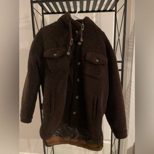 BRAND NEW espresso Koolaburra teddy coat